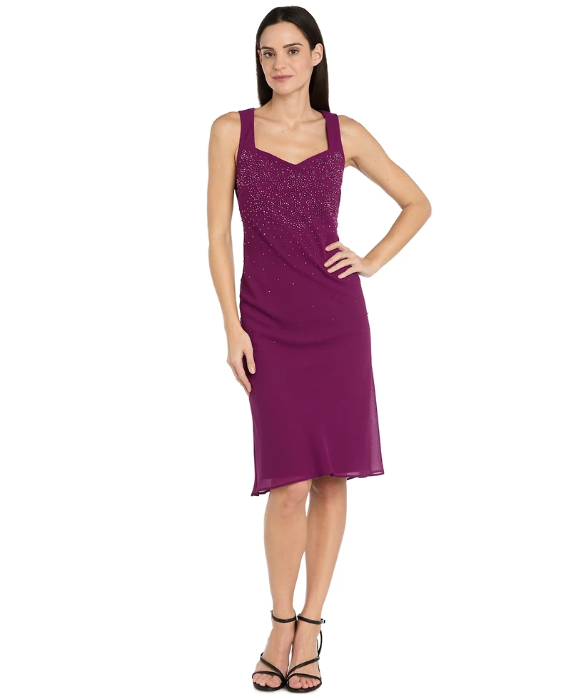 R & M Richards Petite Removable Jacket Dress 2-Piece Set