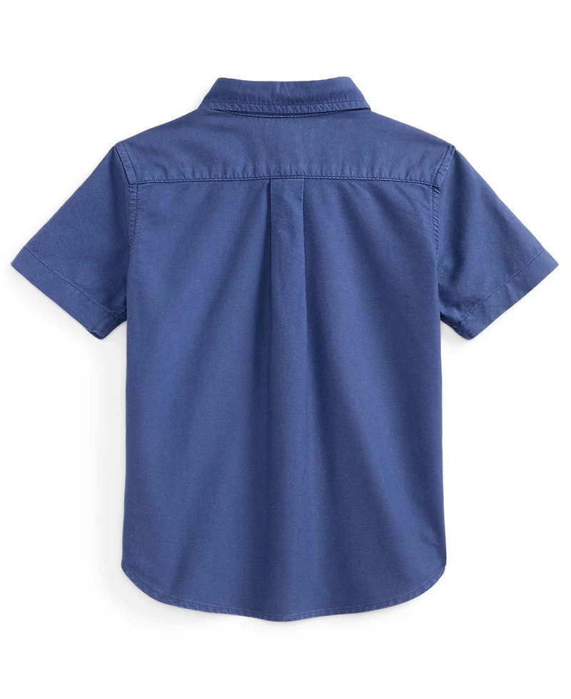 Polo Ralph Lauren Boys' 2T-7 Short-Sleeve Oxford Shirt