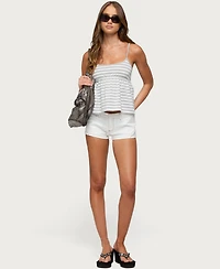 Edikted Women's Zacharia Striped Babydoll Top