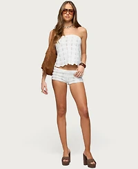 Edikted Women's Isola Crochet Shorts