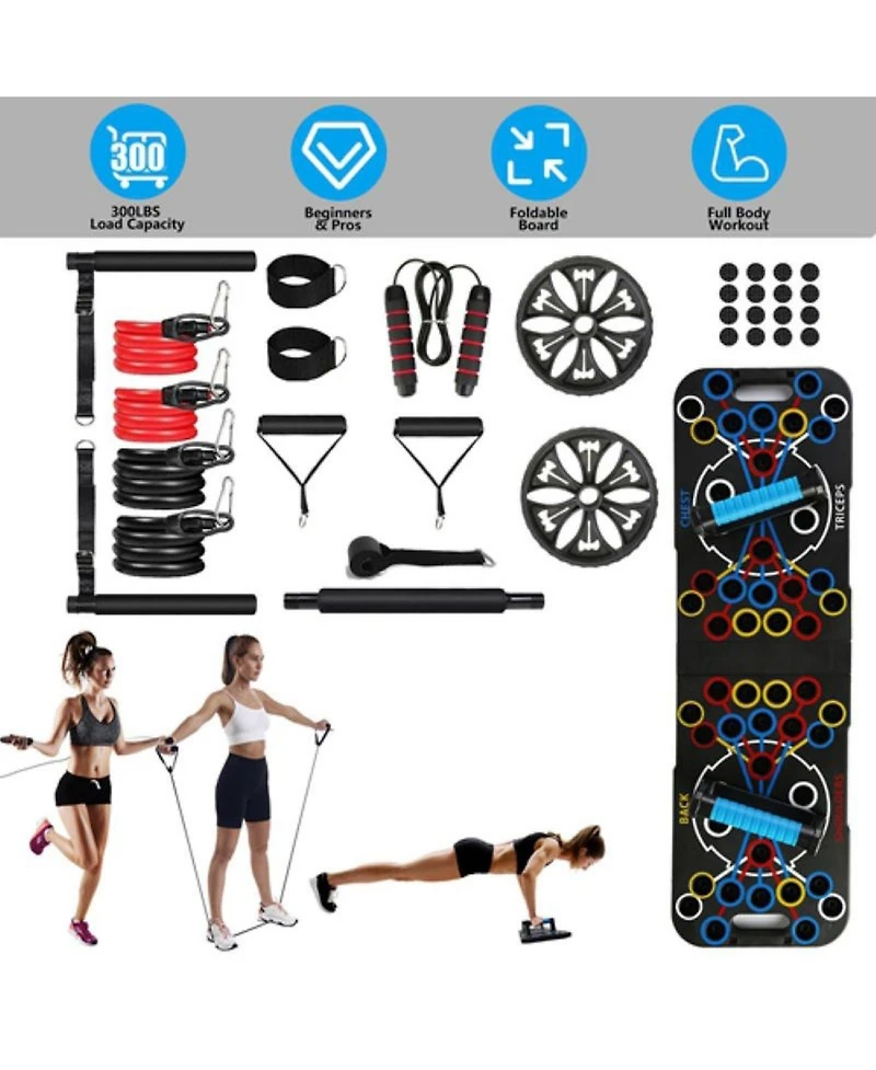Sevorley Multifunctional Foldable Push Up Board Home Strength Training