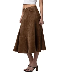 Blank Nyc Women's A-Line Midi Skirt