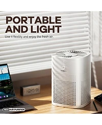 Heatdaz Hepa Air Purifier with Essential Oil Diffuser for Bedroom, Up to 108 Sqft 2 Pack