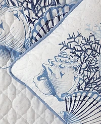 Carribbean Joe Coastal 3-Piece Quilt Set, Full/Queen