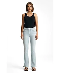 Mavi Jeans Women's Molly Mid Rise Bootcut Bleached Flex Blue