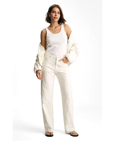 Mavi Jeans Women's Taylor High Rise Straight Leg