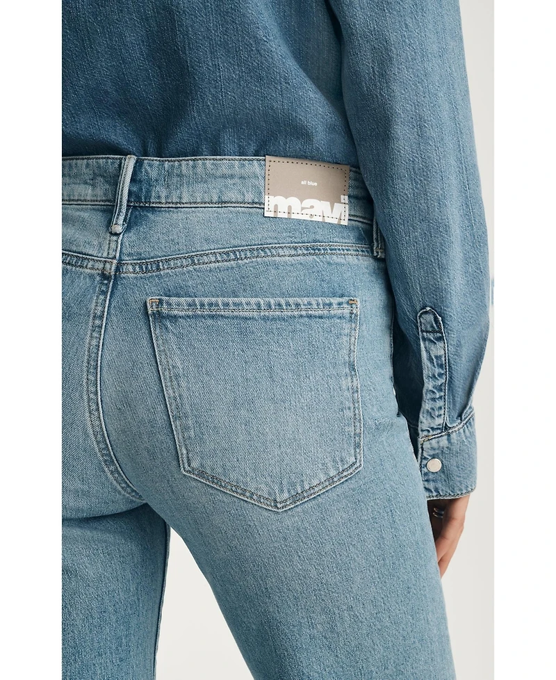 Mavi Jeans Women's Grace Mid Rise Flare