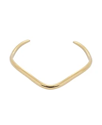 Adornia Tarnish Resistant Gold Wave Cuff Bracelet