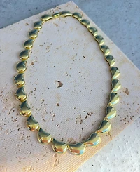 Adornia Gold-Plated Teardrop Chain Necklace