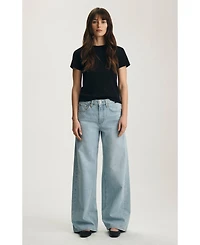 Mavi Jeans Women's Siena High Rise Wide Leg In Light Classic Denim