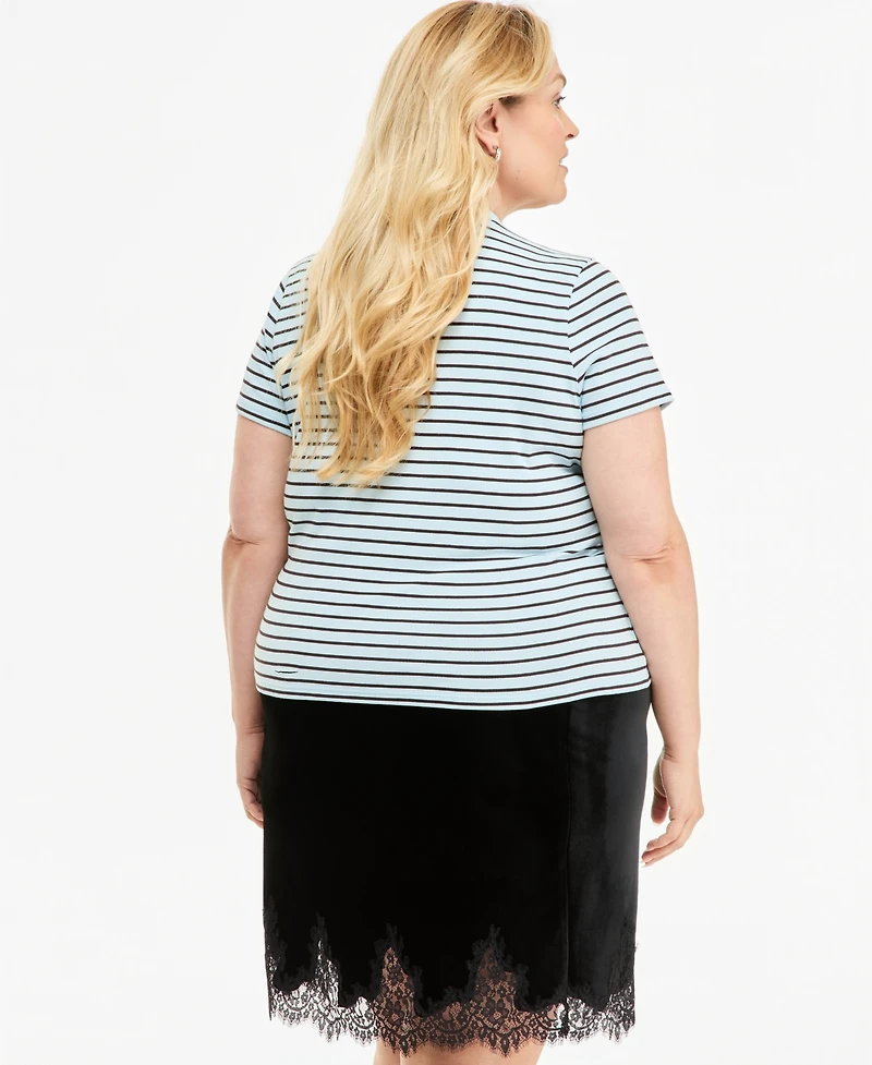 On 34th Plus Meet & Greet Layering T-Shirt, Macy's Exclusive