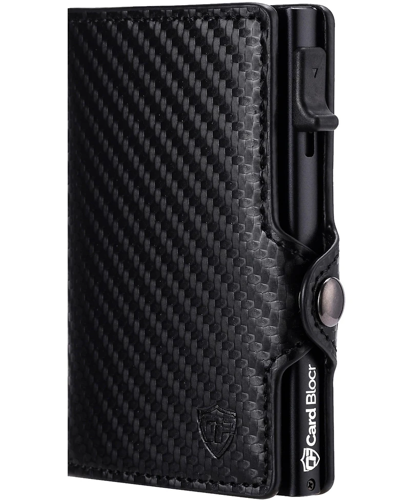 Conceal Plus Men's Card Blocr Rfid Blocking Holder Pop Up Wallet for Men - Minimalist Front Pocket with Internal Cash Id Storage