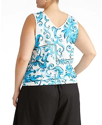Universal Standard Women's Plus Double V Tank
