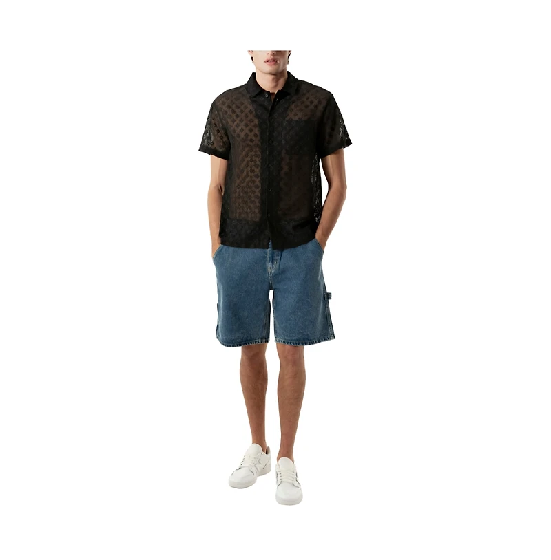 WeSC Men's Mesh Camper Shirt
