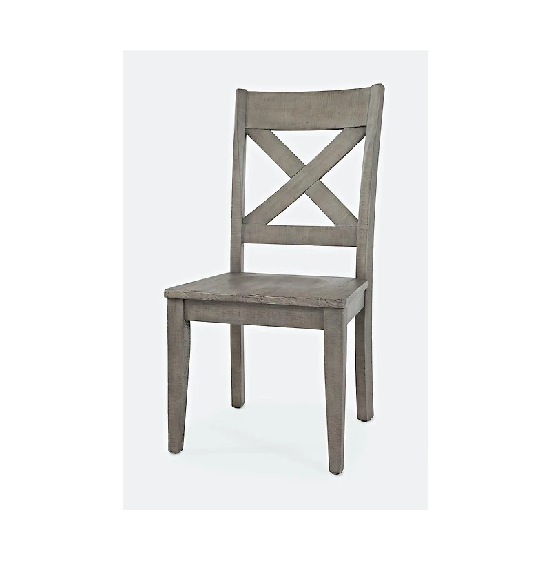 Jofran Outer Banks Reclaimed Pine X-Back Chair (Set of 2)