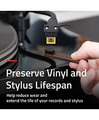 Fluance Record and Stylus Cleaning Kit with Velvet Record Brush and Turntable Stylus Brush