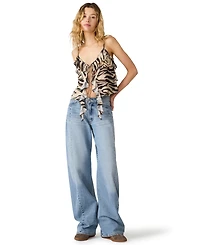 Steve Madden Women's Roue Zebra Fade Sleeveless Top