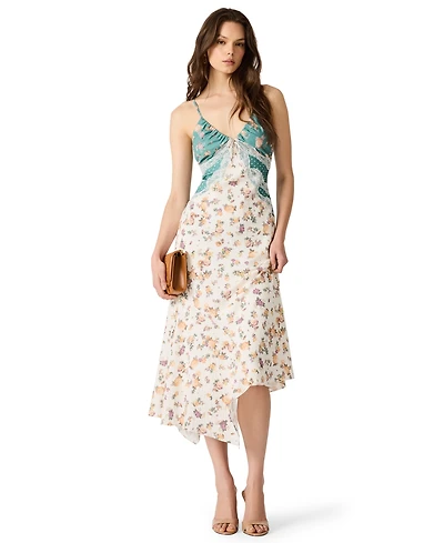 Steve Madden Women's Alesha Sweetheart Neck Sleeveless Midi Dress