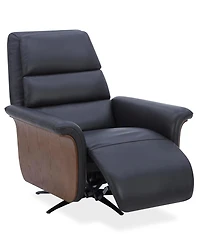 Fernand 43" Leather Power Swivel Recliner