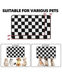 Aronkl Absorbent Anti Slip Waterproof Pet Feeding Mat Easy Clean Durable