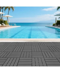 Streamdale Furniture Interlocking Waterproof Decking Tiles