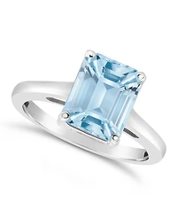 Sky Blue Topaz (4-1/6 ct. t.w.) Ring Sterling Silver. Also Available Rose Quartz (3-1/4