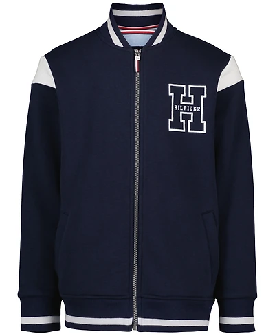 Tommy Hilfiger Boys' 2T-7 Collegiate Varsity Zip-Front Jacket