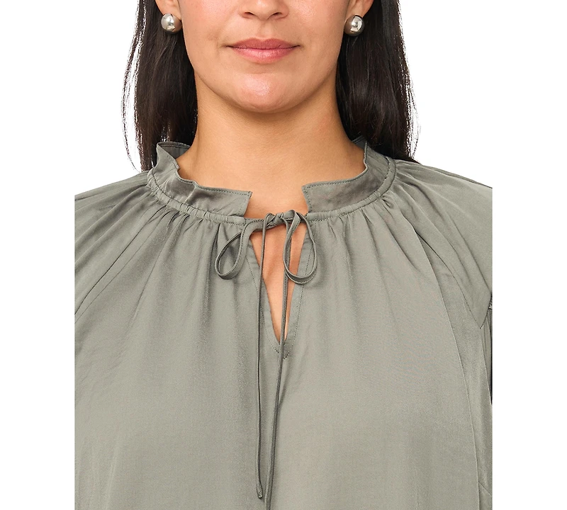 Vince Camuto Plus Raglan Sleeve Peasant Blouse