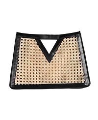 Adornia Fine Women's Rattan Kane Clutch Handbag