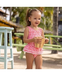 Snapper Rock Little Girls Ditsy Bloom Skirt Swimsuit