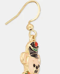 Holiday Lane Christmas Nutcracker Teddy Bear Drop Earrings, Macy's Exclusive