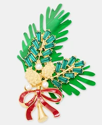 Holiday Lane Christmas Pine Branch Pin, Macy's Exclusive