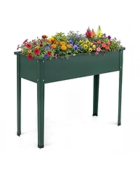 Gouun Elevated Metal Raised Garden Bed with Legs