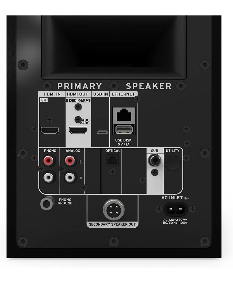 Klipsch The-fives-ii-ebony 5.25inch Dolby Atmos Powered Speaker Pair