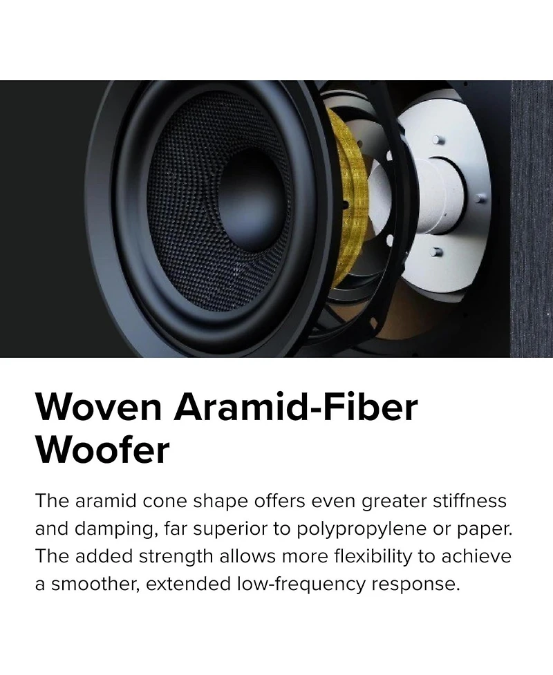 Elac DF53-wn Debut Series 3.0 Three-Way Floorstanding Speaker (Each)