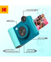 Kodak Smile+ 2-in-1 Instant Camera and Bluetooth Printer Starter Bundle case