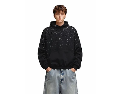 Aelfric Eden Men's Rhinestone Pullover Hoodie