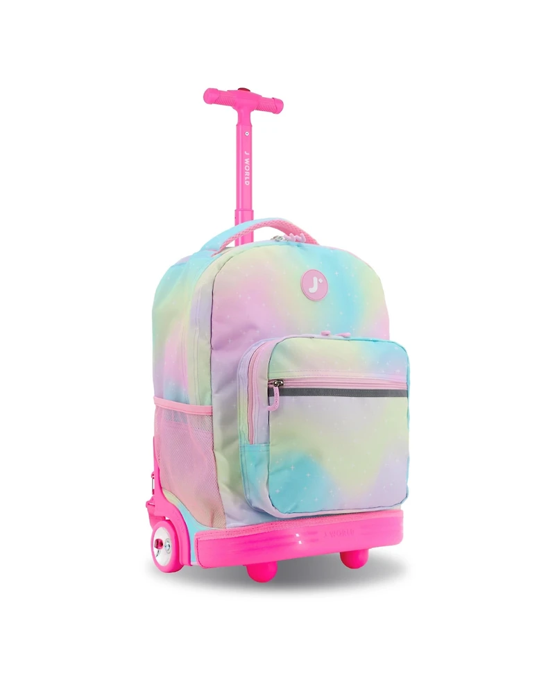 J World Sunrise 18" Kids Rolling Backpack