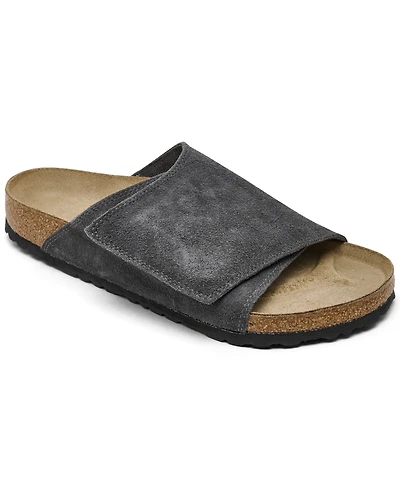 Birkenstock Men's Solana Suede Leather Slide Sandals from Finish Line