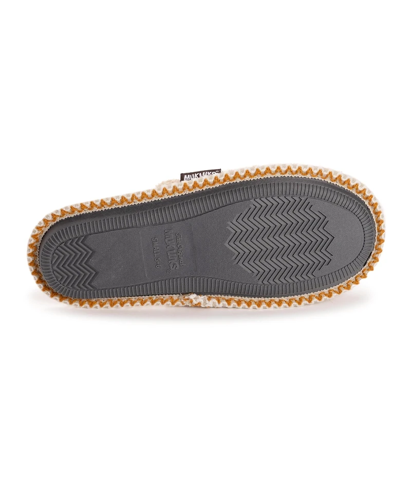 Muk Luks Women's Punch Needle Fall Halloween Novelty Scuff Slipper