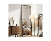 Antok Full Length Mirror, 59"x16" Oversized Floor Mirror Freestanding, Body for Living Room Style