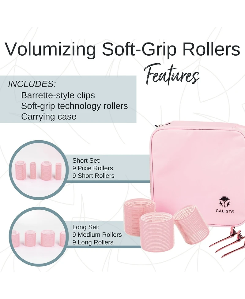 Calista Volumizing Soft Grip Rollers Set