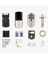 Kwikset Halo Keypad Wi-Fi Smart Lock Satin Nickel