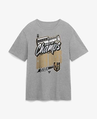 Fanatics Men's Steel Vegas Golden Knights 2026 Nhl Stanley Cup Champions Replica Locker Room T-Shirt