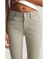 Mavi Jeans Women's Kathleen Mid Rise Boyfriend Desert Sage Flex Blue