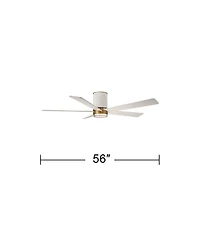 Casa Vieja 56 inch Vex Led Hugger Ceiling Fan with Remote