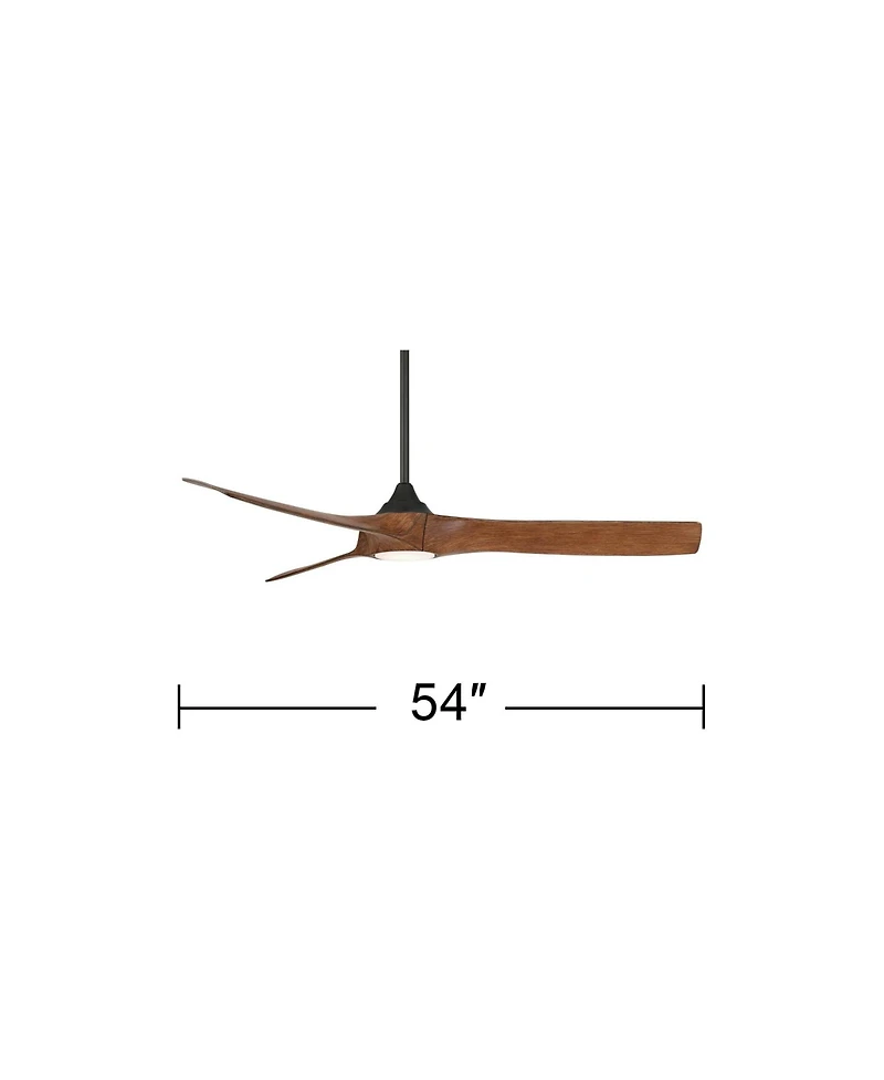 Casa Vieja 54 inch Kona Wind Led Dc Damp Ceiling Fan