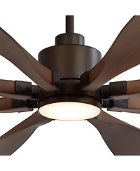 Casa Vieja 72 inch Vortex Barnwood Led Ceiling Fan with Remote