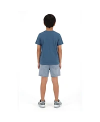 Andy & Evan Boys and Navy Surfing Graphic Tee