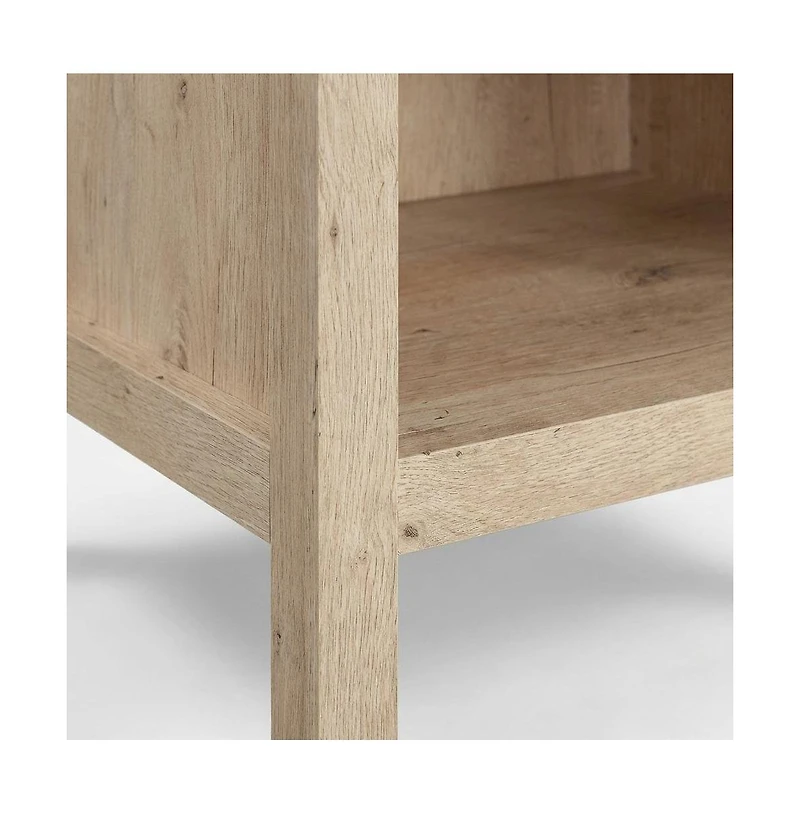 Starlight Canyon Home Oak Finish Nightstand with Coastal Cottage Style and Rectangle Design